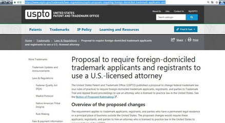 劍指中國？USPTO新規(guī)要求境外企業(yè)聘用美國商標(biāo)律師申請(qǐng)美國商標(biāo)